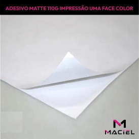 ADESIVO MATTE A4 | 110g | 4X0