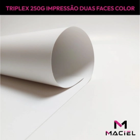 PAPEL | TRIPLEX | 250G | A3 | FRENTE E VERSO 4X4